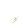 Caspari White Pearl & Gold Paper Linen Boxed Guest Towel Napkins in Letter Y - Three Packs of 24 view 1