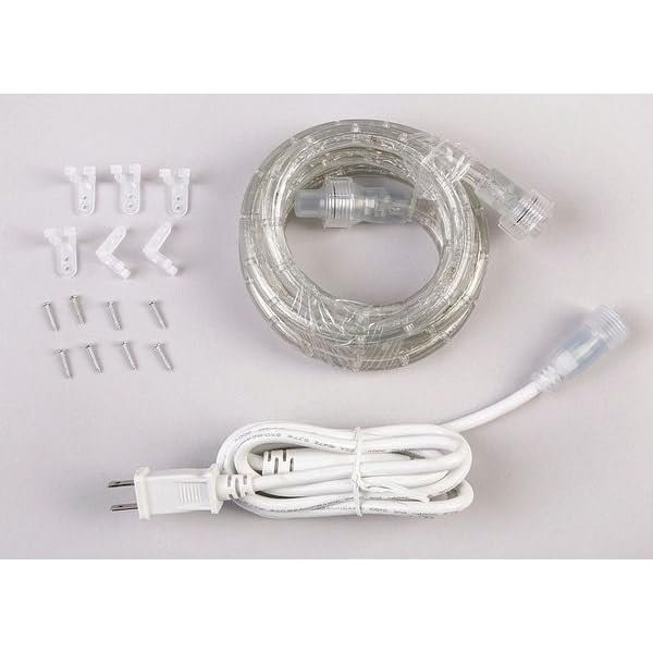 Lumapro 514-3853J LED Rope, 5000K, 6Ft, 120V Lighting, Black