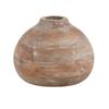 47th & Main Distressed Decorative Flower Vase, Large, Mango Wood view 1