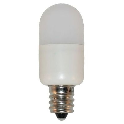 Lumapro 503-8677K LED Lamp, Mini, T6, E12, White Lighting, Black