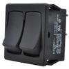 Lumapro EL188107CH2G Dual Rockerswitch Lighting, Black view 1