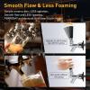 FERRODAY Upgraded 4-1/8 inch Shank Stainless Steel Core Draft Beer Faucet Chrome Plated Beer Tap No-Rust No-Leak Beer Faucet for Homebrew 1/4 Barb Keg Faucet Kegerator Parts Beer Tap Faucet view 4