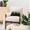 Society6 Throw Pillows with Pillow Insert - Home Decor by Elisabeth Fredriksson - Decorative Accent Pillows for Couch or Bed, 16 x 16, Charcoal Hexagons view 2