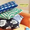 Society6 Throw Pillows with Pillow Insert - Home Decor by Elisabeth Fredriksson - Decorative Accent Pillows for Couch or Bed, 16 x 16, Charcoal Hexagons view 4
