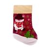 FixtureDisplays 14X9" Xmas Stocking Sack Snowman Christmas Gift Bag Hanging Gift Stocking Bag 15026-SNOWMAN-2D view 1