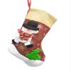 FixtureDisplays 14X9" Xmas Stocking Sack Snowman Christmas Gift Bag Hanging Gift Stocking Bag 15026-SNOWMAN-2D view 3