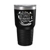 Funny Ultimate Frisbee Lover Cup - Kind of Smart People - 30oz Black Tea, Coffee Tumbler view 1