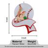 Baseball Player Ornament - Personalized Boy Baseball Christmas Ornament, Sports Ornament with Name, Keepsake Gift for MLB Baseball Team - Free Customization view 4