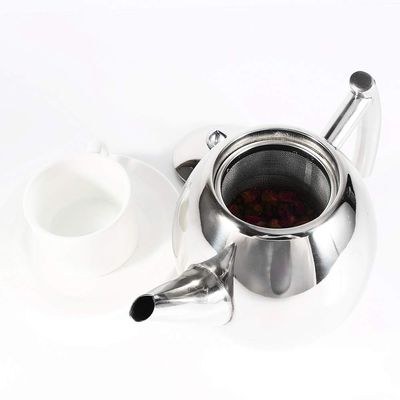 1L / 1.5L Stainless Steel Teapot Tea Kettles Stovetop with Filter for Home, Hotel, Cafe, Bar, Restaurant.(1000ml)