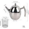 1L / 1.5L Stainless Steel Teapot Tea Kettles Stovetop with Filter for Home, Hotel, Cafe, Bar, Restaurant.(1000ml) view 4
