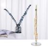 11cm Miniature Gold Flute Model, Mini Gold Flute Instrument Model with Storage Box for Desk Shelf Decor Ornaments Gift Idea view 3