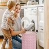 HUAYEE Round Laundry Hamper Storage Basket Fabric Material Storage Hamper Organization Basket, Storage Bin, Gift Box with Handles for Room view 4