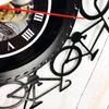 Wall Clock Compatible with Jazz Men Music Made of Vinyl Record - Decor Original Design - Birthday, Wedding, Anniversary, Women, Men, Friends, Girlfriend Boyfriend and Teens view 2