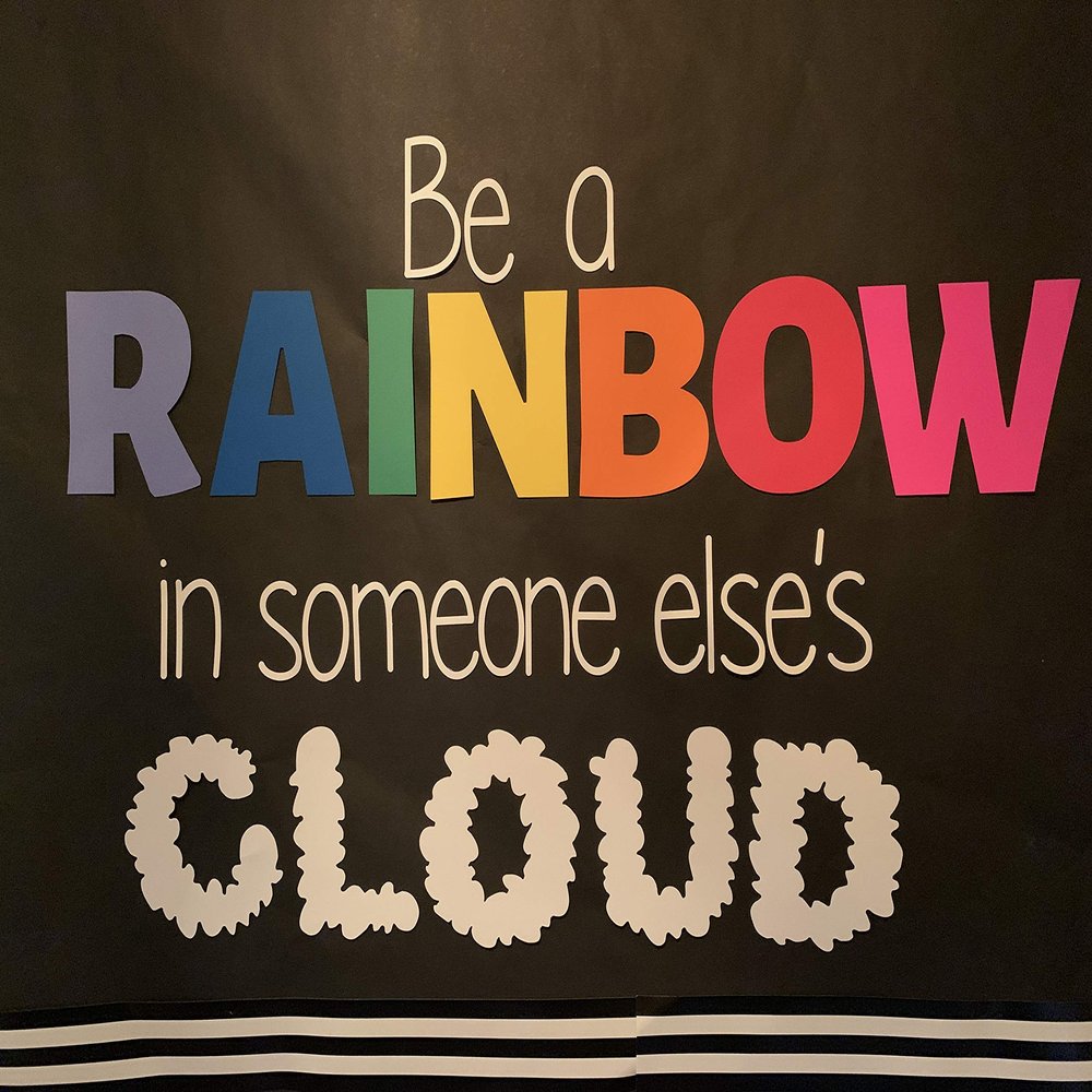 Be A Rainbow - Die Cut Bulletin Board Letters