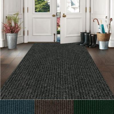KOECKRITZ Non Slip Standing Mat Kitchen Rug, Anti Fatigue Comfort Flooring, Commercial Grade Pads, Ergonomic Floor Pad (Charcoal, 4' x 8')