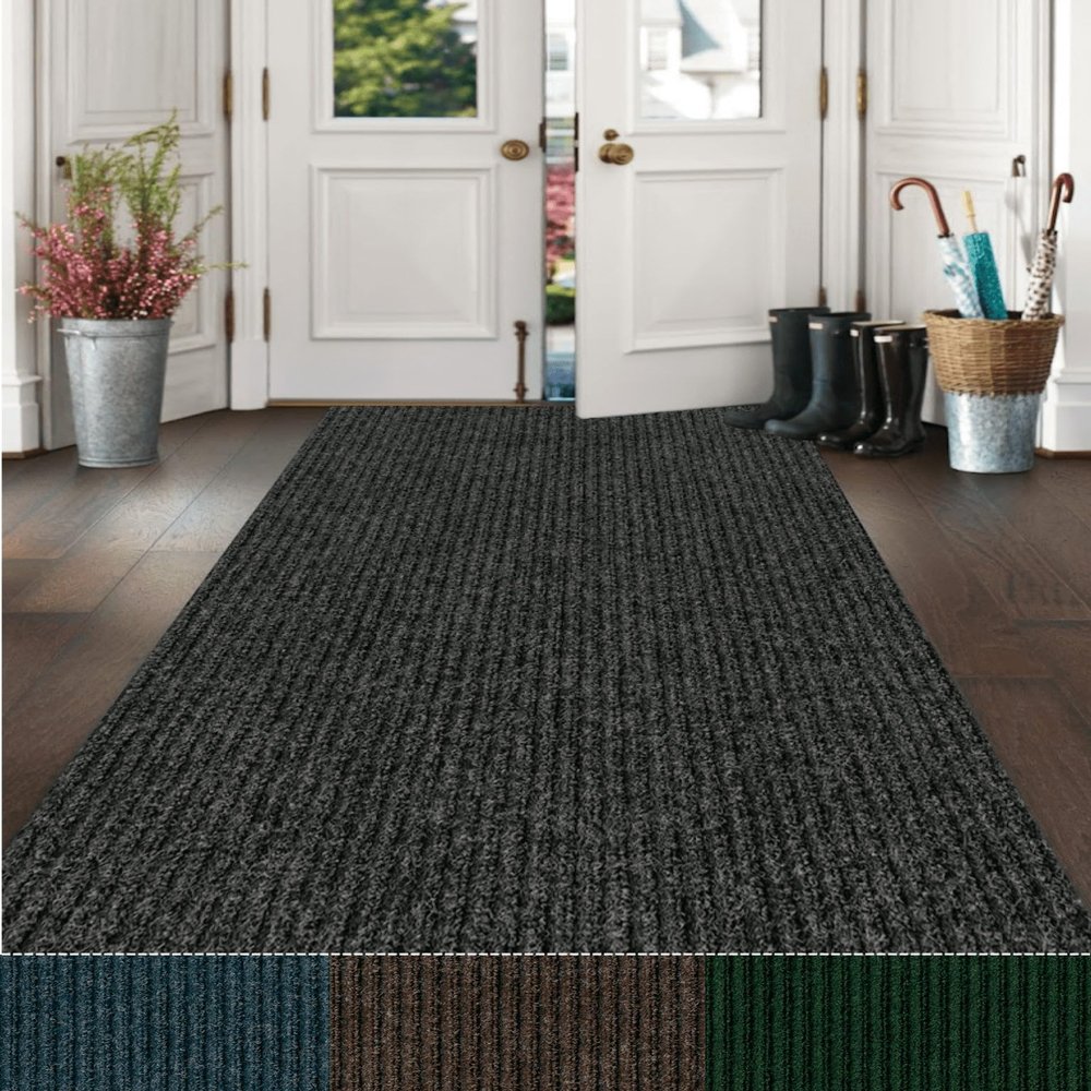 KOECKRITZ Non Slip Standing Mat Kitchen Rug, Anti Fatigue Comfort Flooring, Commercial Grade Pads, Ergonomic Floor Pad (Charcoal, 4' x 8')