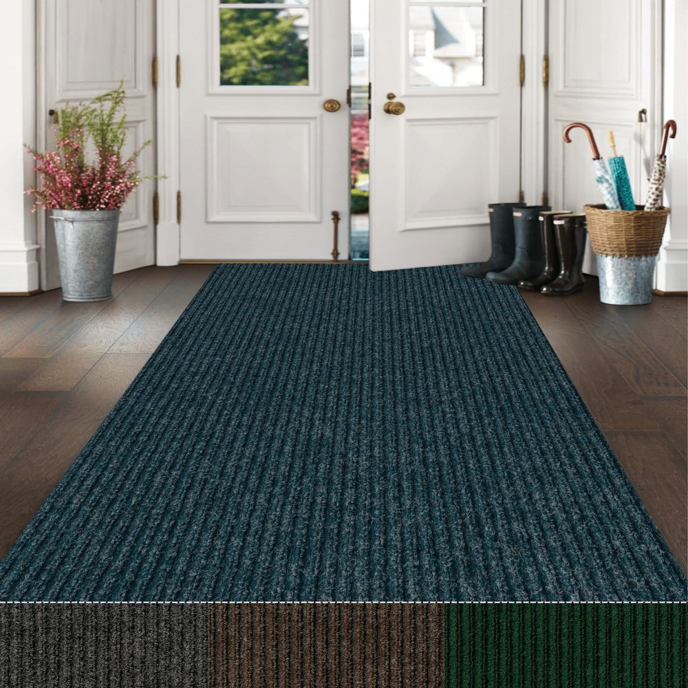KOECKRITZ Non Slip Standing Mat Kitchen Rug, Anti Fatigue Comfort Flooring, Commercial Grade Pads, Ergonomic Floor Pad (Blue, 4' x 8')
