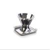 IMPULSE! Puglia Stainless Steel Snack Bowl and Square Tray view 1