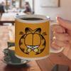 Garfield This IS My Happy Face Ceramic Coffee Mug, Novelty Gift Mugs for Coffee, Tea and Hot Drinks, 11oz, White view 4