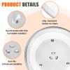 12 3/8 inch Microwave Glass Turntable Plate Replacement P34 by AMI PARTS (315mm) Microwave Glass Plate Replaces P100N30AP-S3B EM031M2ZC view 4