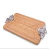 Arthur Court Metal American Eagle Handle Bamboo Wood Carving/Cheese Board Large Tray for Serving Meats or Appetizer 23 inch x 13.5 Wide view 1