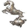Fashion158 Exquisite Chinese classical handmade Tibetan silver horse Statue view 1