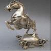 Fashion158 Exquisite Chinese classical handmade Tibetan silver horse Statue view 2