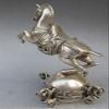 Fashion158 Exquisite Chinese classical handmade Tibetan silver horse Statue view 3