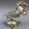 Fashion158 Exquisite Chinese classical handmade Tibetan silver horse Statue view 4