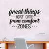 Boop Decals Comfort Zones Wall Decal Sticker Vinyl Art Bedroom Room Decor Teen Quote Inspirational Boy Girl Hike Nature Beautiful Adventure Tent Explore School Vacation Wanderlust Travel view 1