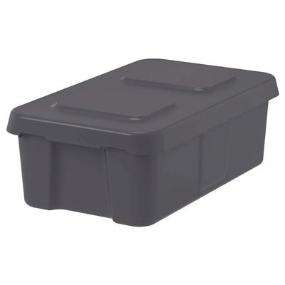 My Stylo Collection Box with Lid, In/Outdoor, Dark Grey, Assembled Size: Width: 27 cm Depth: 45 cm Height: 15 cm
