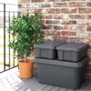 My Stylo Collection Box with Lid, In/Outdoor, Dark Grey, Assembled Size: Width: 27 cm Depth: 45 cm Height: 15 cm view 3