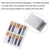 Lasenersm 10 Pieces 10ml Clear Glass Roll-on Bottles with Gemstone Roller Ball and Healing Crystal Chips Inside, Bamboo Lids - Personal Care, Aromatherapy, DIY Beauty or Wellness view 4