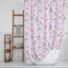 CB Smiles Unicorn Shower Curtain Girly Shower Curtains Unicorns Shower Curtain Girls Shower Curtains Kids Rainbow Shower Curtains Pink Shower Decor (W/21x34 Bath Mat) view 2