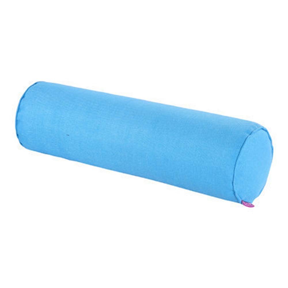 Aowufan Solid Color Round Neck Pillow Candy Pillow Long Leg Pad Foot Pillow Throw Pillow Cervical Pillow Cylindrical Sofa Cushion (Blue, 23.62"*5.9")