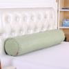 Aowufan Solid Color Round Neck Pillow Candy Pillow Long Leg Pad Foot Pillow Throw Pillow Cervical Pillow Cylindrical Sofa Cushion (Light Green, 23.62"*5.9") view 2