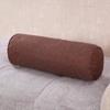 Aowufan Solid Color Round Neck Pillow Candy Pillow Long Leg Pad Foot Pillow Throw Pillow Cervical Pillow Cylindrical Sofa Cushion (Brown, 23.62"*5.9") view 3