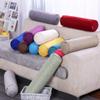 Aowufan Solid Color Round Neck Pillow Candy Pillow Long Leg Pad Foot Pillow Throw Pillow Cervical Pillow Cylindrical Sofa Cushion (Brown, 23.62"*5.9") view 4