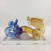 Amore Jewell Auspicious Dragon Ru-Yi with Base Fengshui Ornament Gift for Home & Office (Liuli Crystal Glass) view 1