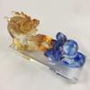 Amore Jewell Auspicious Dragon Ru-Yi with Base Fengshui Ornament Gift for Home & Office (Liuli Crystal Glass) view 2