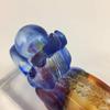 Amore Jewell Auspicious Dragon Ru-Yi with Base Fengshui Ornament Gift for Home & Office (Liuli Crystal Glass) view 4