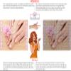 Pedicure & Manicure I Salon Sign Advertising Marketing Dcor Horizontal (Perforated 70/30 Window Vinyl, 36") view 2