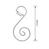 CUALFEC Christmas Ornaments Hooks Xmas Tree Hanger Great for Christmas Tree Decoration - 300 / Silver view 3