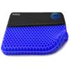 Helishy Extra Large Gel Seat Cushion, 17x17inch Double Thick Egg Gel Cushion for Pressure Pain Relief, Breathable Wheelchair Cushion Chair Pads for Car Seat Office Chair (Blue) view 1