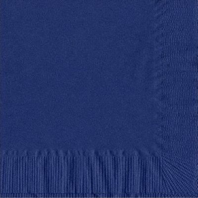 100 2-Ply Luncheon Personalized Napkins (Navy Blue)