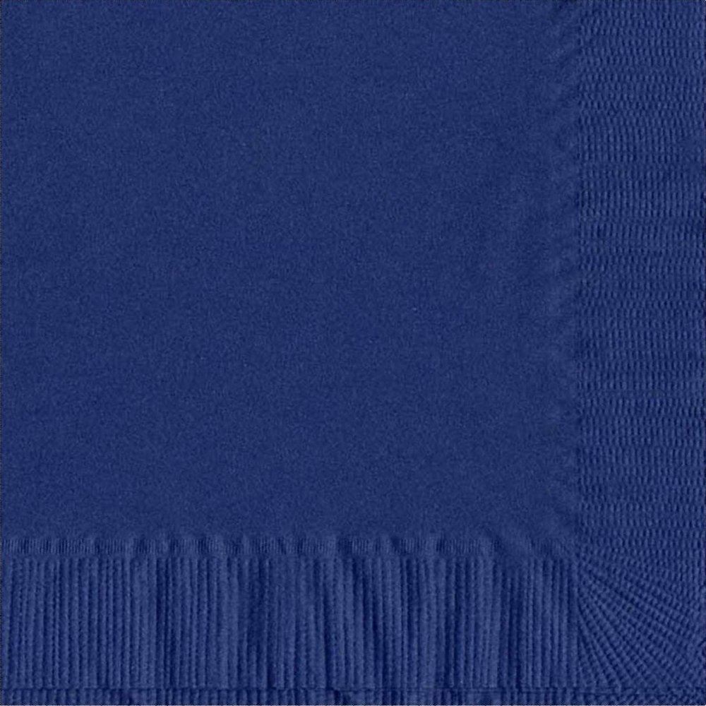 100 2-Ply Luncheon Personalized Napkins (Navy Blue)