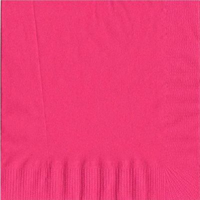 100 2-Ply Luncheon Personalized Napkins (Hot Pink)