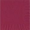 100 2-Ply Luncheon Personalized Napkins (Burgundy) view 1