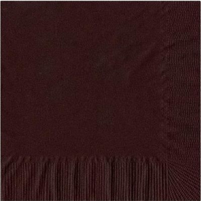 100 2-Ply Luncheon Personalized Napkins (Brown)