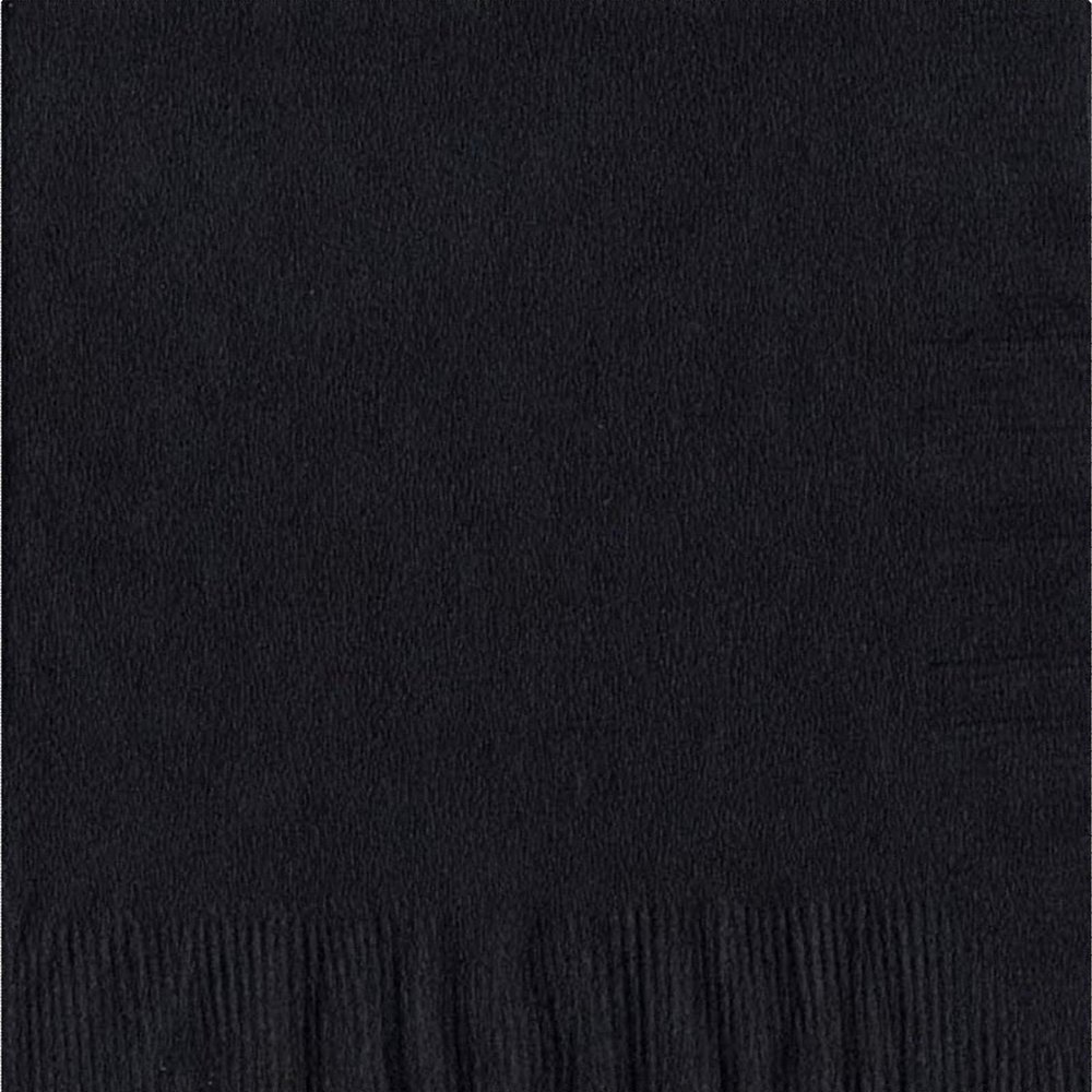 100 2-Ply Luncheon Personalized Napkins (Black)